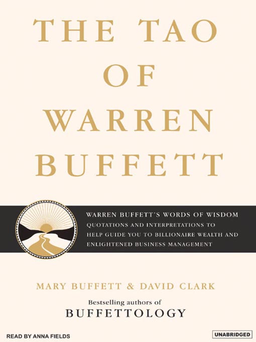 Title details for The Tao of Warren Buffett by Mary Buffett - Wait list